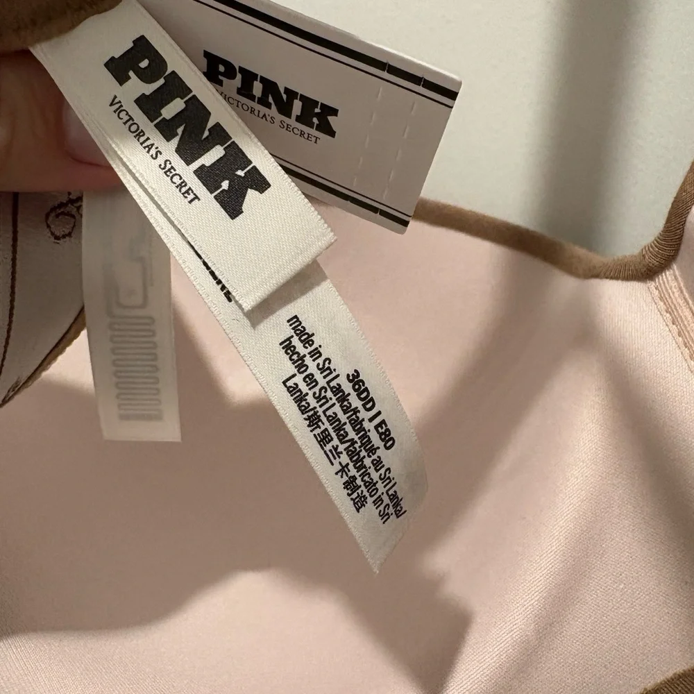PINK Victoria's Secret Tan Bra WIRELESS - Picture 4 of 6